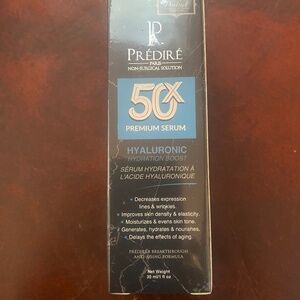 LUXURY Prédiré Paris Non-Surgical Solution Hyaluronic Hydration Serum! NIB